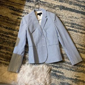 J. Crew Pine Stripe Blazer